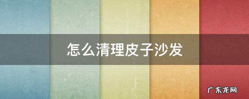 怎样清理皮沙发 怎么清理皮子沙发