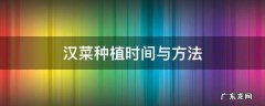 汉菜种植时间与方法 苋菜的生长周期