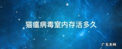 猫瘟病毒室内存活多久 夏天猫瘟病毒室内存活多久