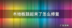 木地板鼓起来了怎么修复 木地板鼓起来了怎么修复才好视频