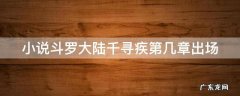 小说斗罗大陆千寻疾第几章出场 斗罗大陆中千寻疾到底是什么身份