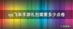 qq飞车手游礼包需要多少点卷 qq飞车的礼包要多少点券