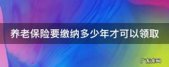养老保险要缴纳多少年才可以领取 养老保险要缴纳多少年才可以领取退休金
