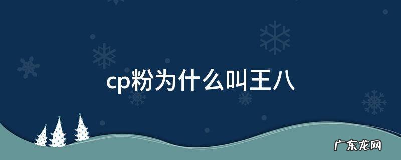cp粉为什么叫王八 肖战王一博cp粉为什么叫王八