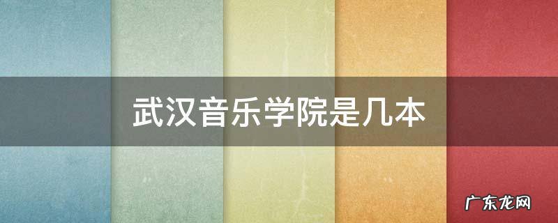武汉音乐学院是几本 武汉音乐学院是几本是985、211吗