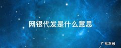 网银代发是什么意思 网银代发工资是啥意思