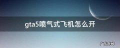 gta5喷气式飞机怎么开 gta5喷气式飞机怎么开火