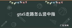 gta5走路时怎么竖中指 gta5走路怎么竖中指