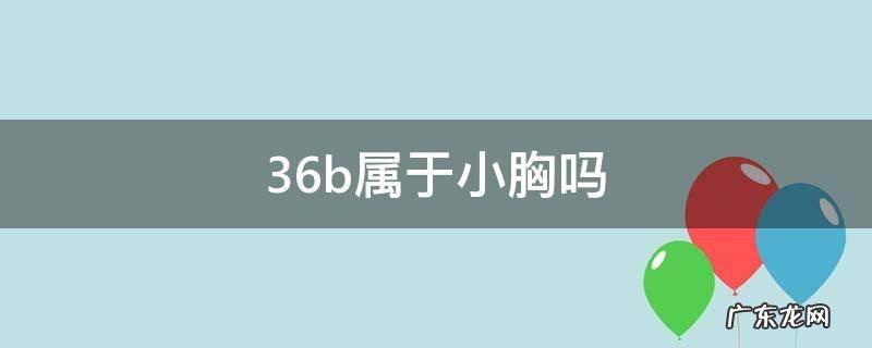 36a是属于小胸吗 36b属于小胸吗