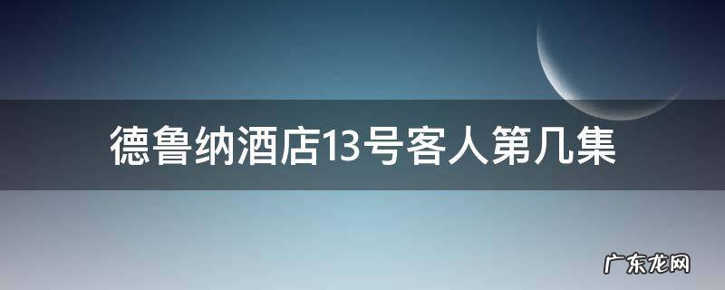 德鲁纳酒店13号客人第几集出现 德鲁纳酒店13号客人第几集