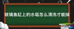 玻璃鱼缸上的水垢怎么清洗才能掉 玻璃鱼缸的水垢最好用什么来清理