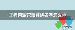 王者荣耀花藤缠绕名字怎么弄 王者荣耀花藤缠绕名字怎么打