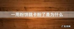 一用粉饼就卡粉了是为什么 粉饼卡粉是怎么回事