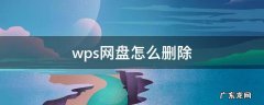 wps网盘怎么删除 wps网盘怎么删除最近记录