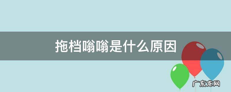 拖档时发动机抖动异响 拖档嗡嗡是什么原因