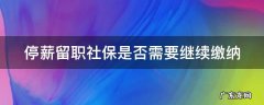 停薪留职社保是否需要继续缴纳呢 停薪留职社保是否需要继续缴纳