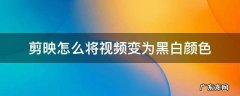 剪映黑白视频怎么变成彩色 剪映怎么将视频变为黑白颜色