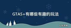 GTA5 有哪些有趣的玩法