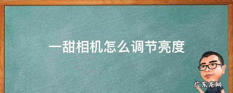 一甜相机调亮度饱和度在哪里 一甜相机怎么调节亮度