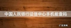 中国人民银行征信中心手机能查吗 中国人民银行征信中心手机能查吗安全吗