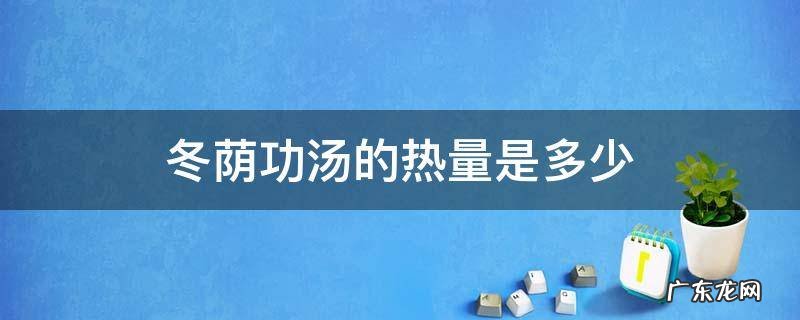 冬荫功汤的热量是多少 冬阴功汤的热量