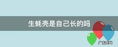 生蚝壳是怎么生长 生蚝壳是自己长的吗