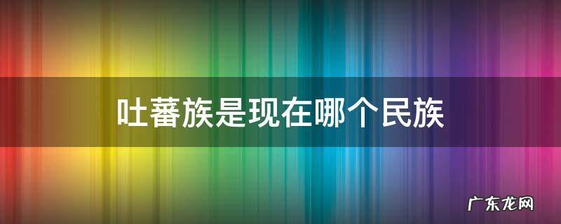 吐蕃族是现在的什么民族 吐蕃族是现在哪个民族