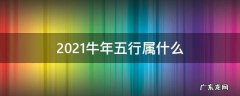 2021牛年五行属什么 2021牛年五行属什么命
