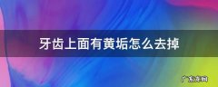 牙齿上面有黄垢怎么去掉 牙齿里面的黄垢怎么去掉