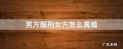 男方在服刑,怎么办离婚手续 男方服刑女方怎么离婚