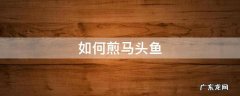 怎么煎马头鱼 如何煎马头鱼