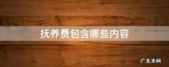 抚养费包括些什么 抚养费包含哪些内容