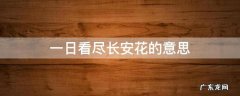 一日看尽长安花的意思 马蹄疾一日看尽长安花的意思