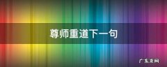尊师重道下一句是什么成语接龙 尊师重道下一句
