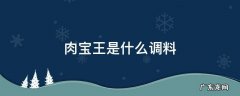 肉宝王是什么调料 肉宝王是什么香料