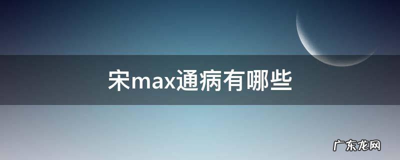 宋max小毛病 宋max通病有哪些