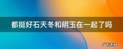 都挺好石天冬和明玉在一起了吗 都挺好石天冬和苏明玉最后在一起了吗