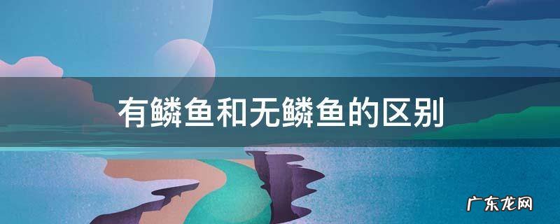 有鳞鱼和无鳞鱼的区别 无鳞鱼与有鳞鱼