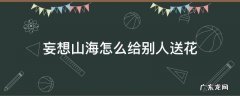 妄想山海里怎么送花 妄想山海怎么给别人送花