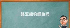 路亚竿能钓鲫鱼吗 路亚能钓鲫鱼吗
