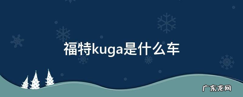 福特kuga是什么车 福特kuga是什么车TITANIUM什么意思