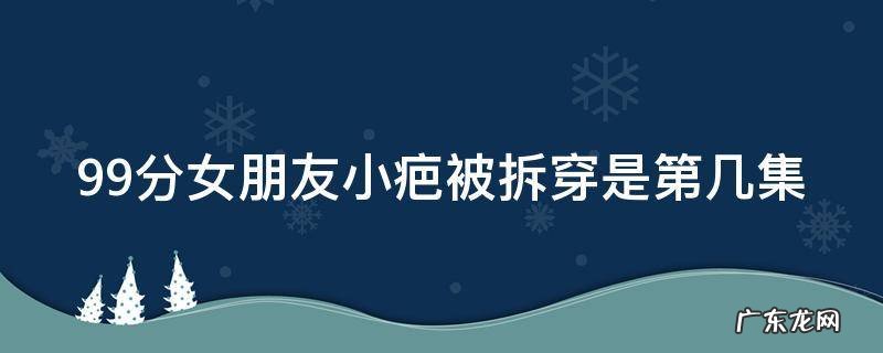 99分女朋友小疤是谁演的 99分女朋友小疤被拆穿是第几集