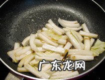 蒜苗炒大白菜的家常做法