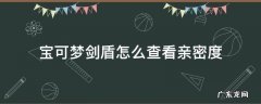 宝可梦剑盾哪里查看亲密度 宝可梦剑盾怎么查看亲密度