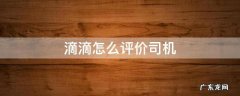 滴滴怎么评价司机 滴滴怎么评价司机文字