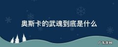 奥斯卡的武魂到底是什么 奥斯卡的武魂是什么?