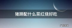 猪蹄红烧什么配菜好吃? 猪蹄配什么菜红烧好吃
