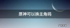 原神可以换主角吗 原神的主角可以换吗