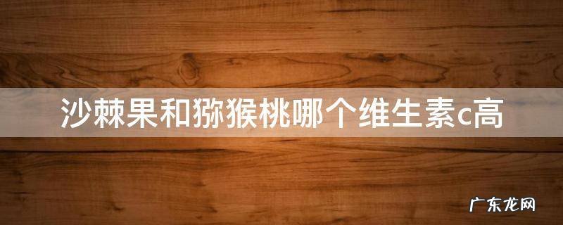 沙棘果和猕猴桃哪个维生素c比较高 沙棘果和猕猴桃哪个维生素c高