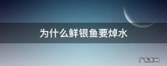 为什么鲜银鱼要焯水 银鱼焯水是热水下锅还是冷水下锅